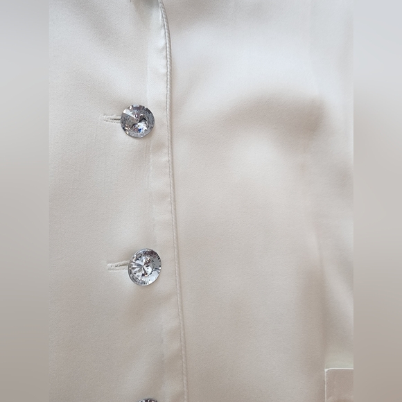 Retrofrete Silk Blazer Mini Dress or Blazer - Picture 5 of 8